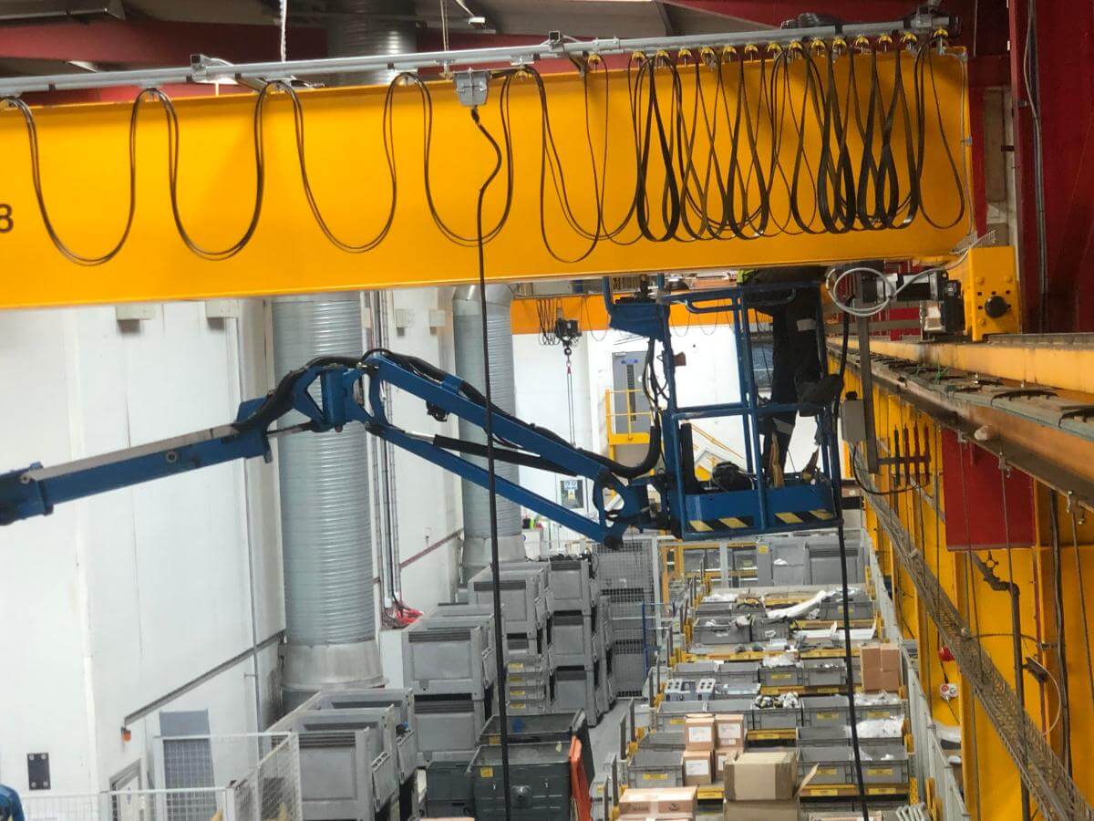 6,000kg Single Girder Overhead Crane for Dennis Eagle