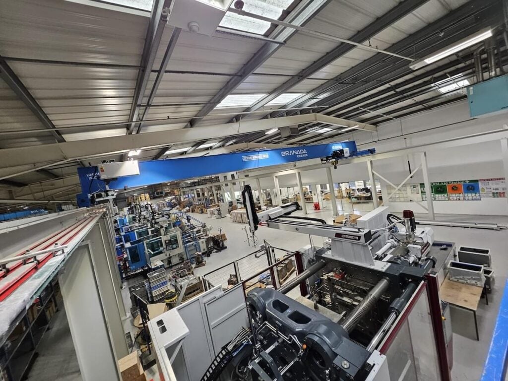 Stechford Mouldings 10ton Overhead Travveling Crane with SWF Hoist