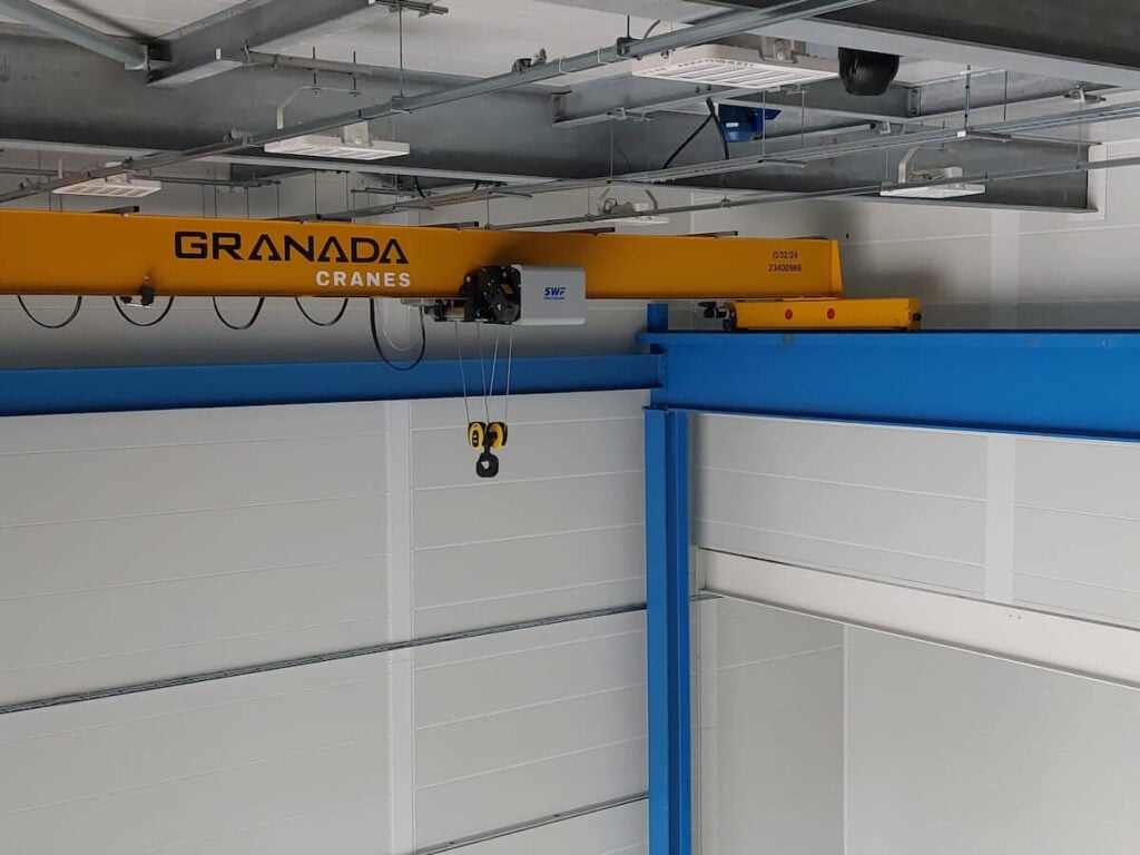 Specialist Installation: 5 Ton Overhead Gantry Crane Inside a Soundproof Cell
