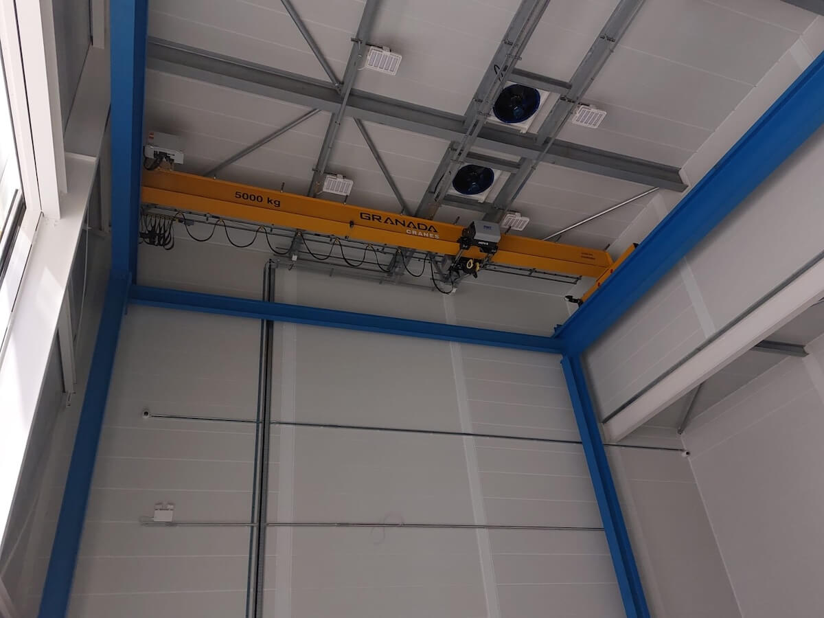 Specialist Installation: 5 Ton Overhead Gantry Crane Inside a Soundproof Cell
