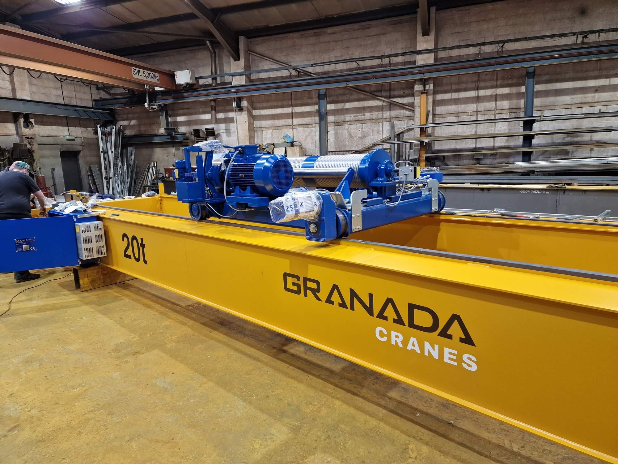Pro Mill 20t OMIS Open Barrel Overhead Gantry Crane