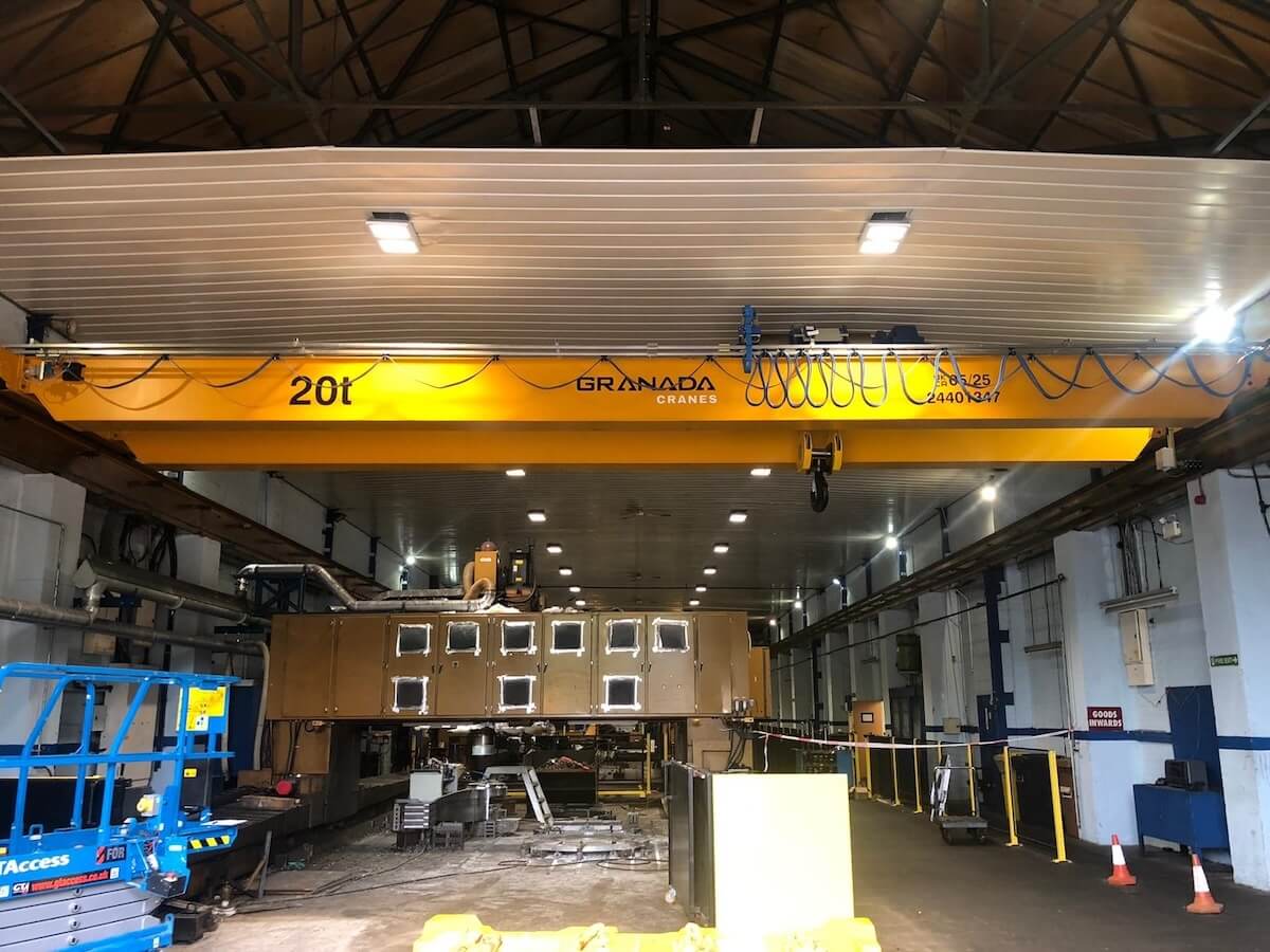 Pro Mill 20t OMIS Open Barrel Overhead Gantry Crane