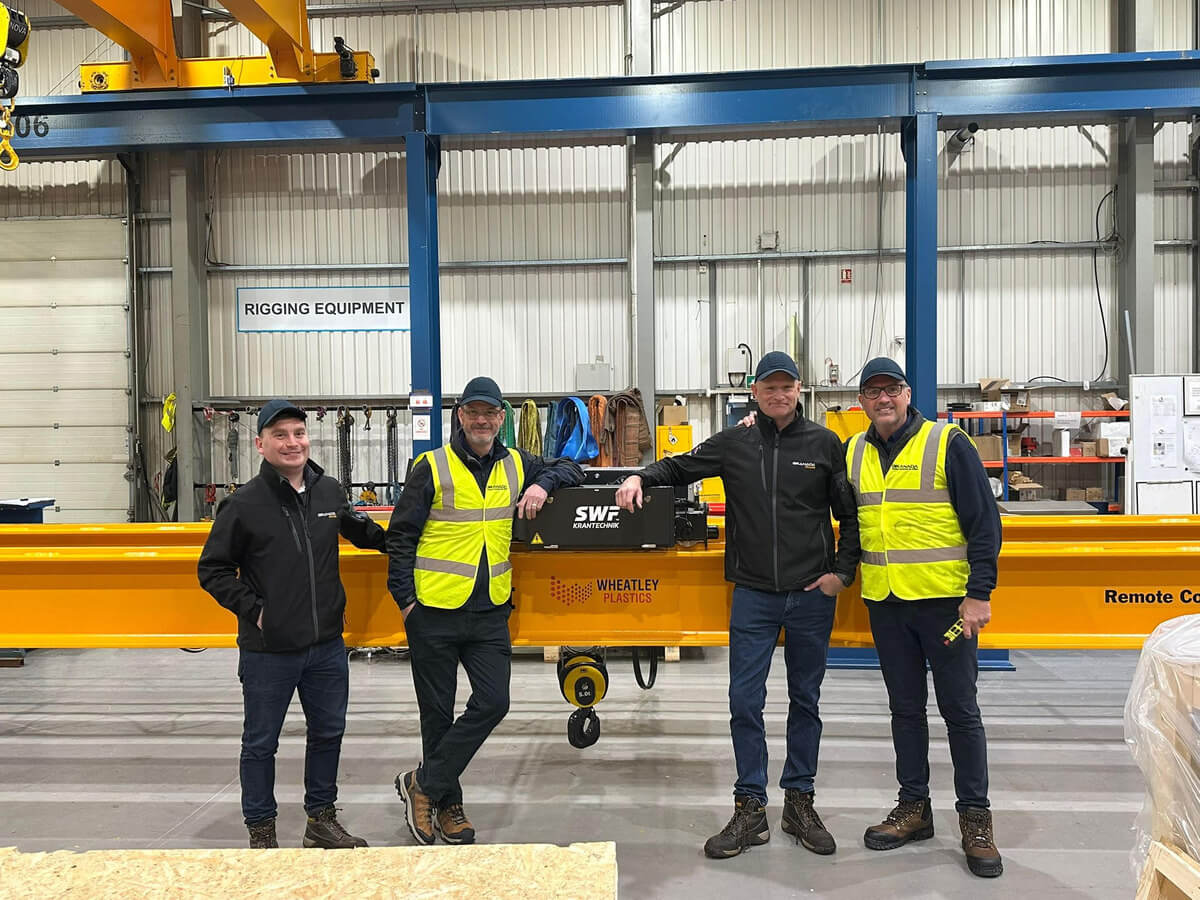 Wheatley Plastics: Bespoke 5-Tonne Crane for Plastic Injection Moulding Facility